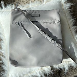 Kate Spade Silver Grey Satchel cross body